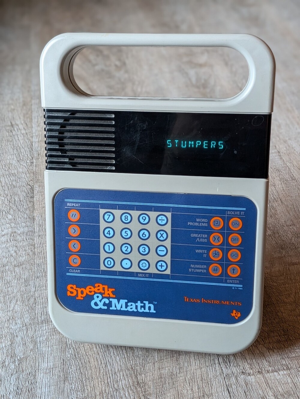 Vintage Math & Spell Texas Instruments Tested And Working 80's - Picture 3 of 5